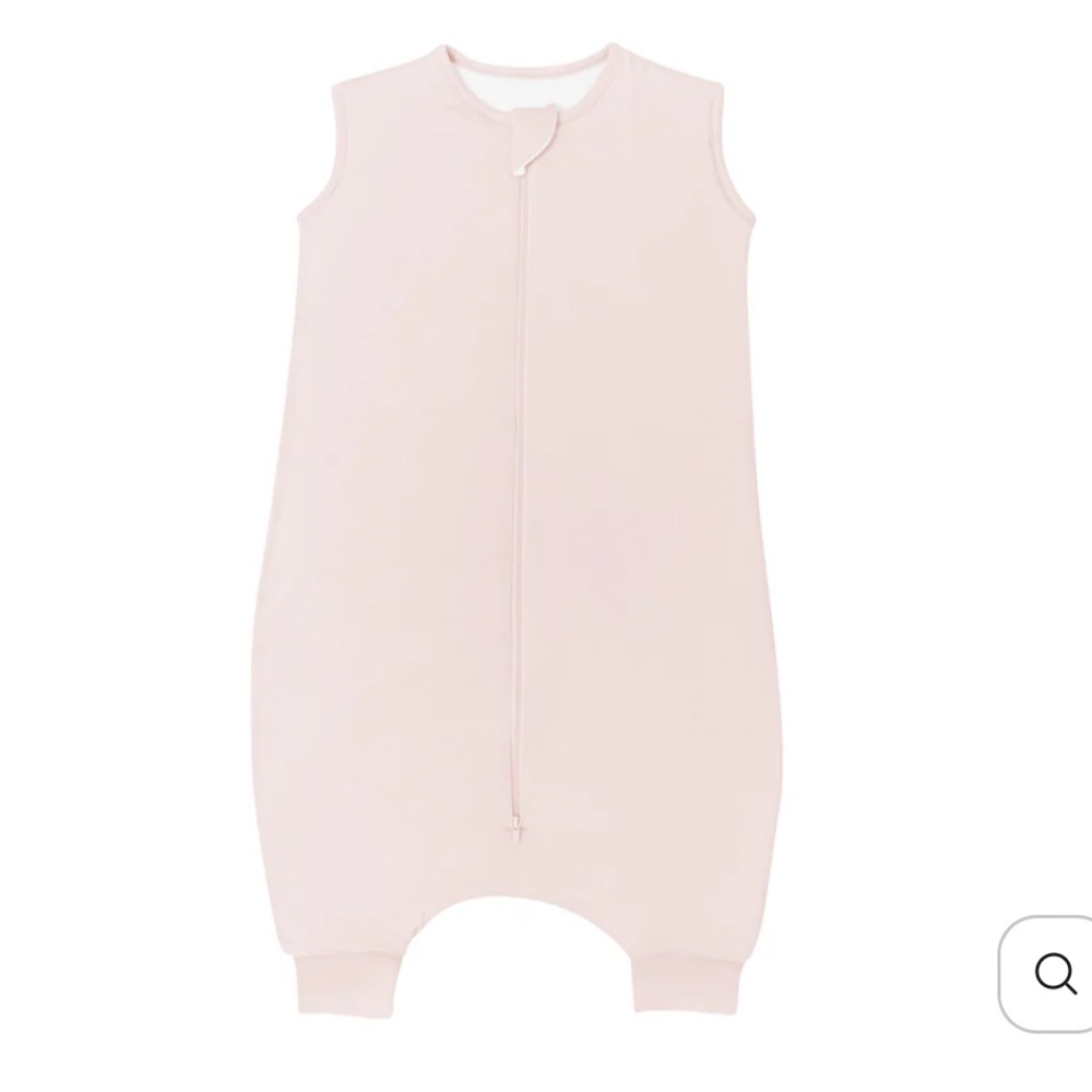 Kyte baby blush pink walker sleep suit. Size 6-18 month